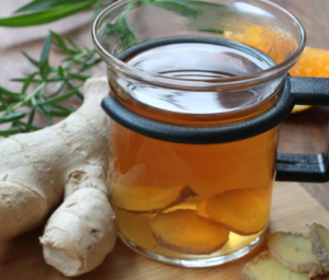 Ginger Tea to Cure Tickle in Throat