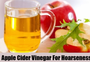 Apple Cider Vinegar cures Hoarse Voice Fast