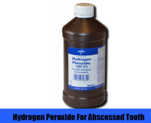 Hydrogen peroxide for Gum Boil